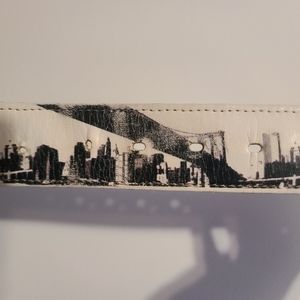 Aca Joe Cityscape Leather Belt